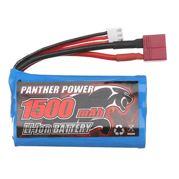 

RCtown Remo 7.4V 1500mAh Lipo Battery for 1631 1651 1621 1635 1625 1/16 RC Car T Plug