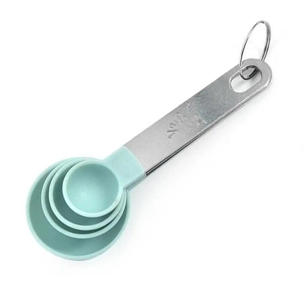 Практичный мерный стакан цветной гаджет для муки набор пластиковых ложек мерные