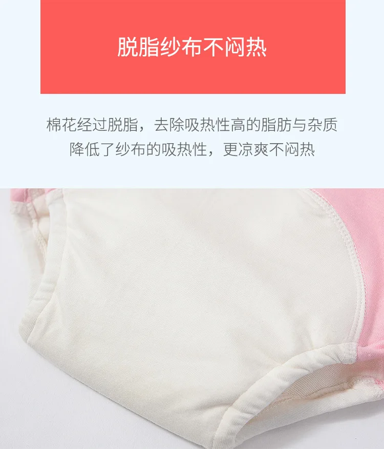 3Pcs/Set Waterproof Reusable Baby Cotton Training Pants Infant Shorts Underwear Cloth Diaper Nappies Child Panties Nappy