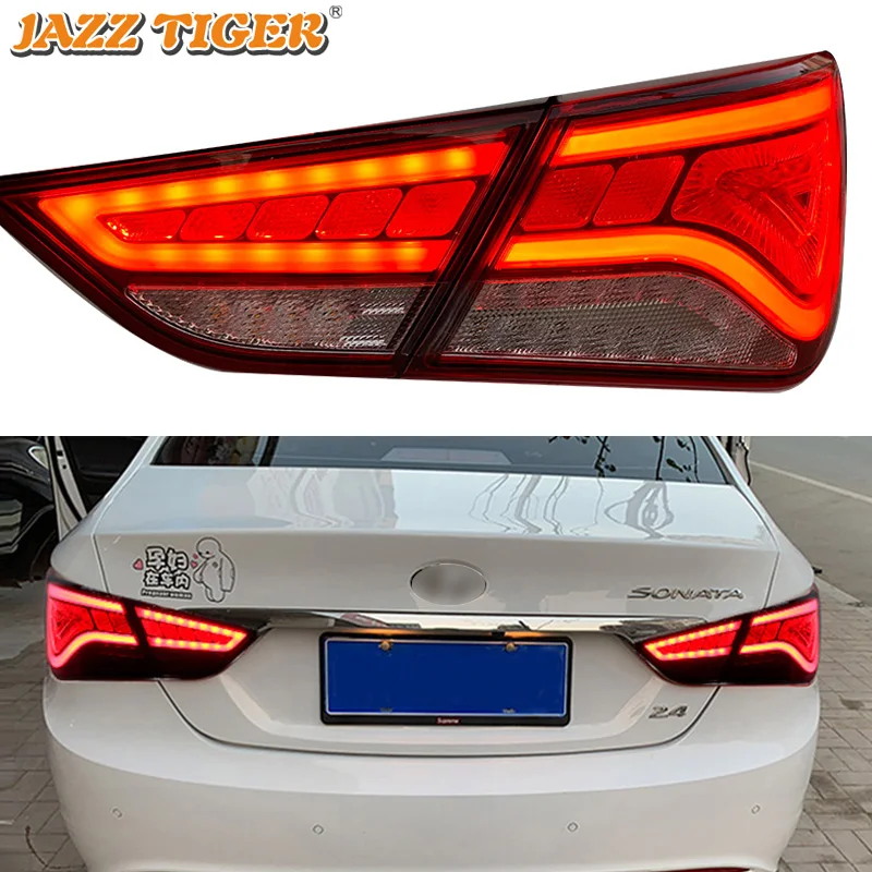 Автомобильный светодиодный задний светильник для Hyundai Sonata YF 2009 2015