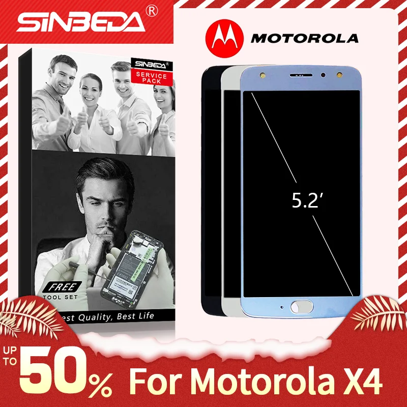 

5.2" Original For Motorola Moto X4 LCD Display Touch Screen Digitizer For Moto X4 Display For Moto 4th XT1900 XT1900-2 XT1900-6