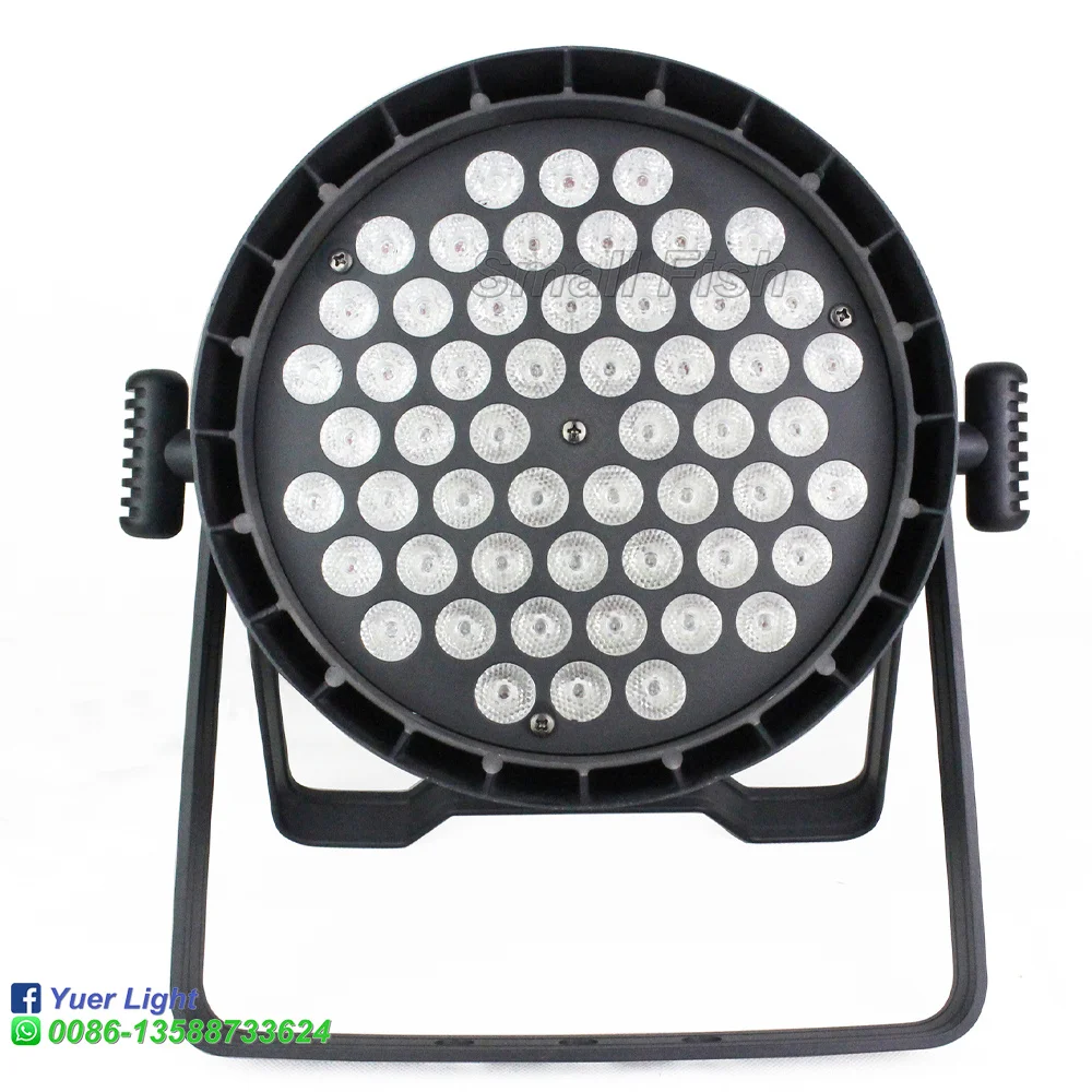 Алюминий светодиодный Par 54X3 Вт RGB контройлер с 3IN1 светильник DMX 512 Управление для ди-Джея свет для сцены парти светильник влияние для Dj диско-проектор рождественские украшения