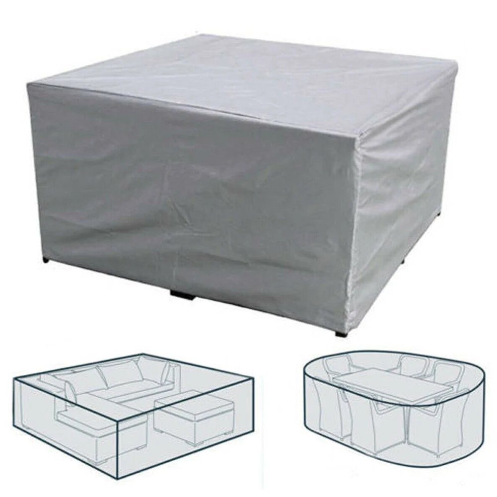 150x150x75 см, чехол для мебели, для двора, анти-УФ, для дивана, кресла с кулиской, пылезащитный, для сада, для улицы, защитный, прямоугольный, для гаража