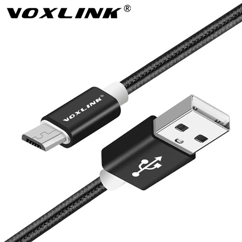 Кабель Micro USB VOXLINK 2 4 А кабель для быстрой синхронизации данных и зарядки Samsung Huawei