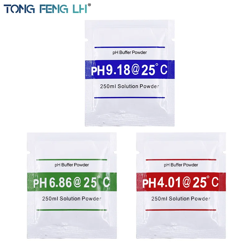 3pcs/set PH standard solution PH meter calibration powder PH standard
