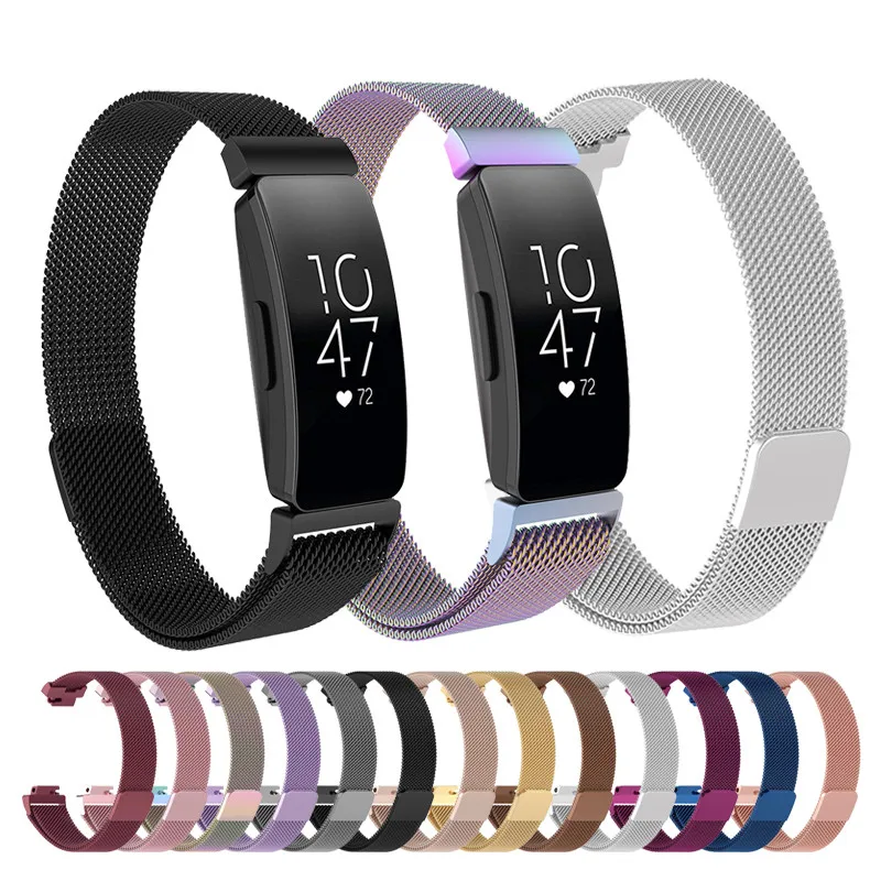 fitbit inspire hr milanese band