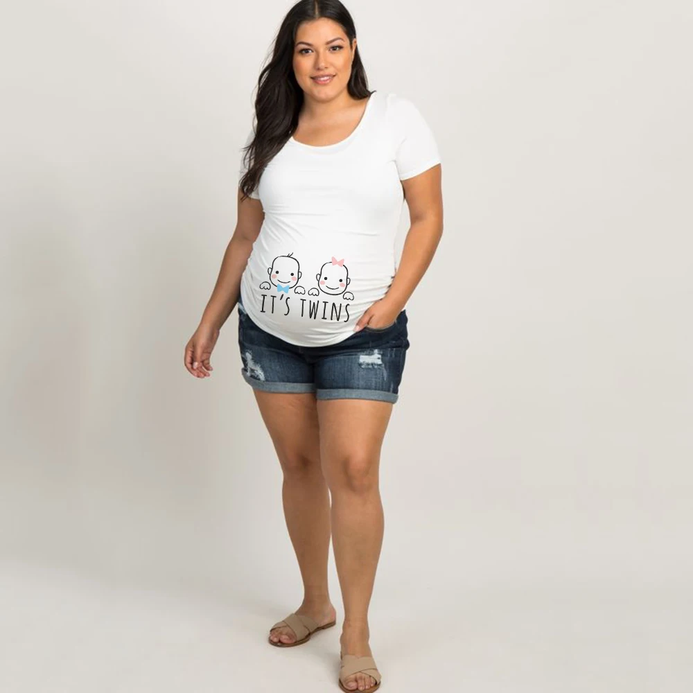 Robe Femme Enceinte Pantalons Maternité Tee Shirt Coeur