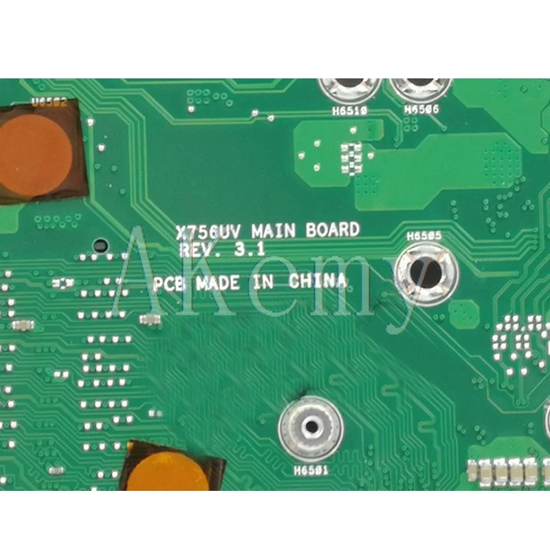 Для For Asus X756UA X756UAK X756UAM X756UV X756UJ X756UQK X756UVK Loptop материнская плата Mian board W/i3/i5/i7 CPU|motherboard