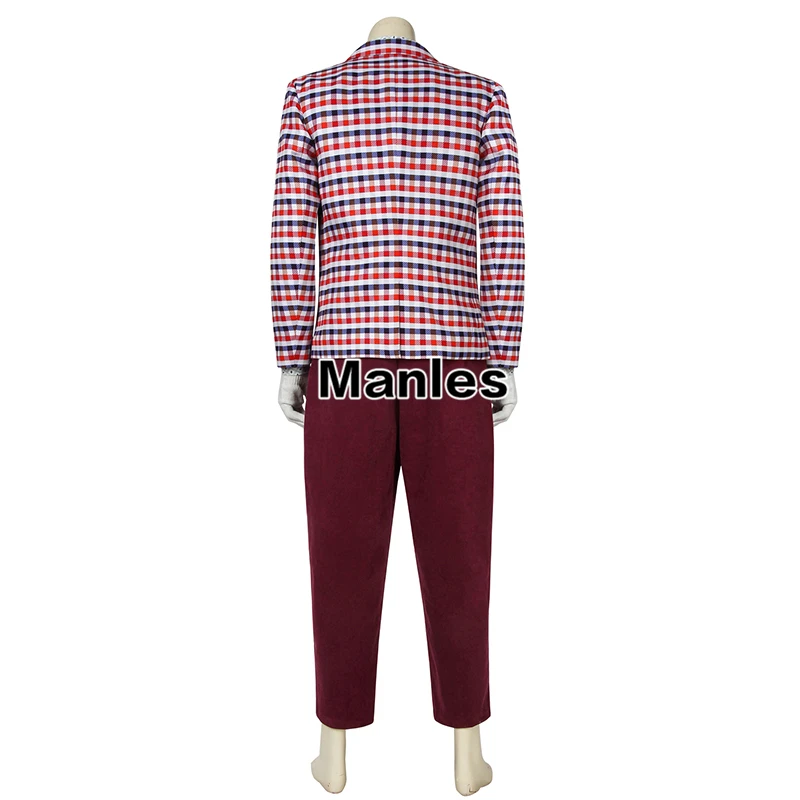 DC Joker Film Costume The Joker Cosplay Arthur Fleck Batman Vest Mask Wigs T-shirt Suit Coat Blazer Adult Halloween Custom