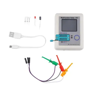 

LCR-TC1 3.5inch TFT Screen Colorful Display Multi-functional TFT Backlight Transistor Tester Diode Triode Capacitance Resistor