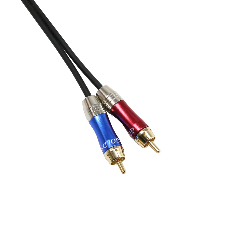 90 Degree 90° 3 Pin Female XLR To 2 Dual RCA Male Y Splitter Patch Cable Audio Cable