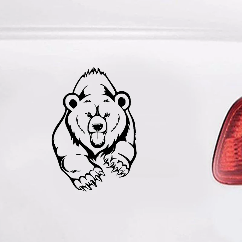 Наклейки с животными и автомобилями милый медведь виниловые аксессуары для