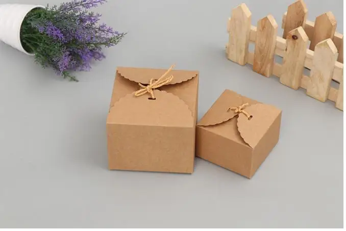 

50 шт., женская сумка из крафтовой бумаги