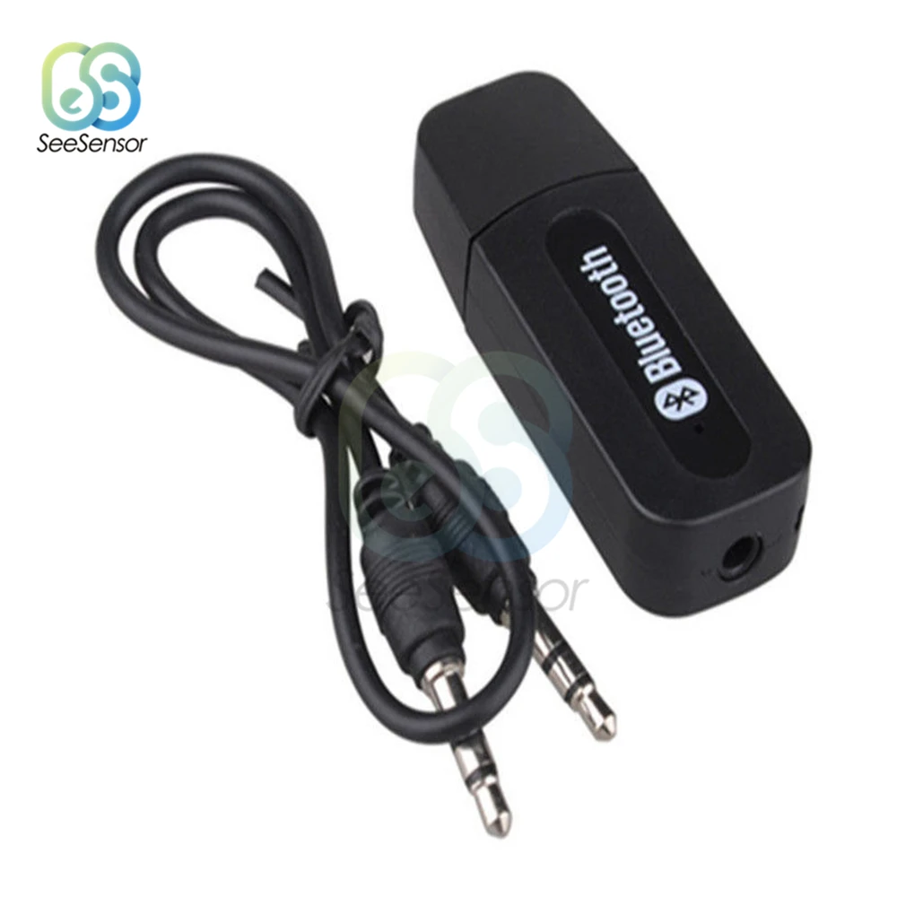USB беспроводной адаптер AUX Bluetooth приемник ключ аудио Bluetooth музыкальный приемник адаптер 3,5 мм разъем автомобильный комплект