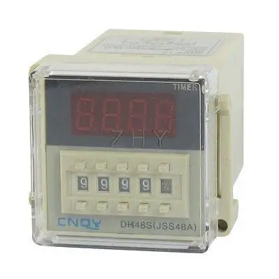 

DH48S-1Z LCD Display Time Timer Delay Relay 8-Pin SPST 0.01S-9999H AC/DC12V