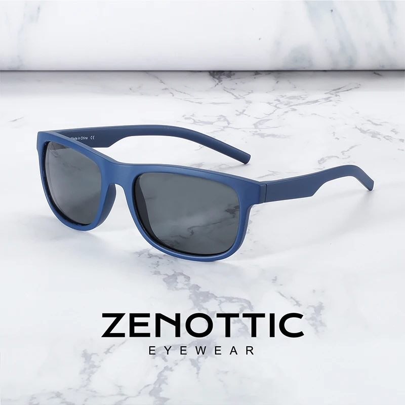 Спортивные поляризационные солнцезащитные очки ZENOTTIC Мужские квадратные уличные