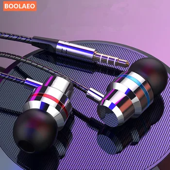 

Stereo Bass Headphone In-Ear 3.5MM/Type-c Wired Earphones HIFI Earpiece with MIC type c Fone De Ouvido kulakl k for Samsung mi