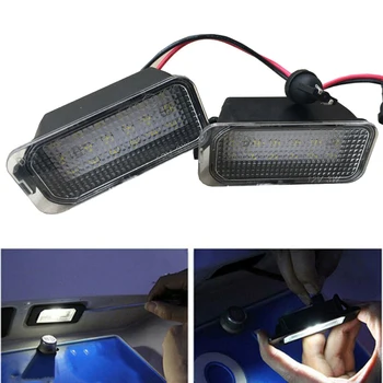 

Lamp License Plate Light Car Auto Exterior 1 Pair Number For Ford Fiesta S-MAX C-MAX Kuga Mondeo Replacement