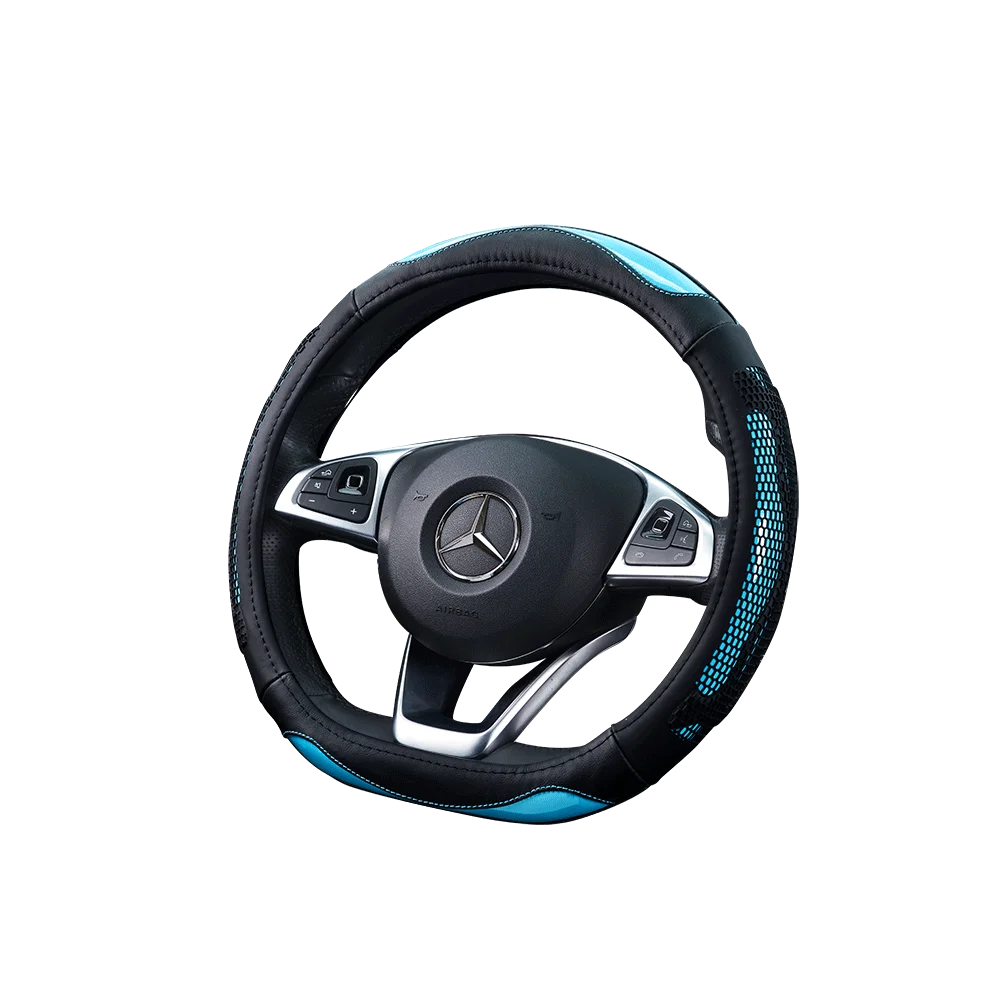 Чехол рулевого колеса автомобиля D Форма рулевого колеса(кожа) для mercedes smart Fortwo Вито w639 w124 w140 w163 w164 w166 w169 w176 w202 w246 - Название цвета: Type D