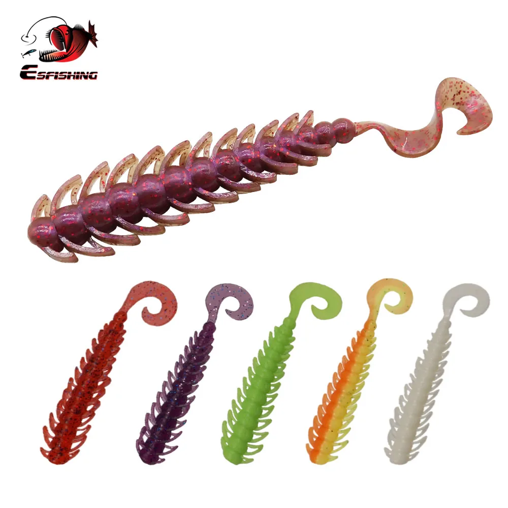 Фото ESFISHING новая форма Wobber Grub 70 мм 2,8 г рок Bugsy Pesca искусственные мягкие приманки снасти воблер для щуки окуня рыболовные приманки №1