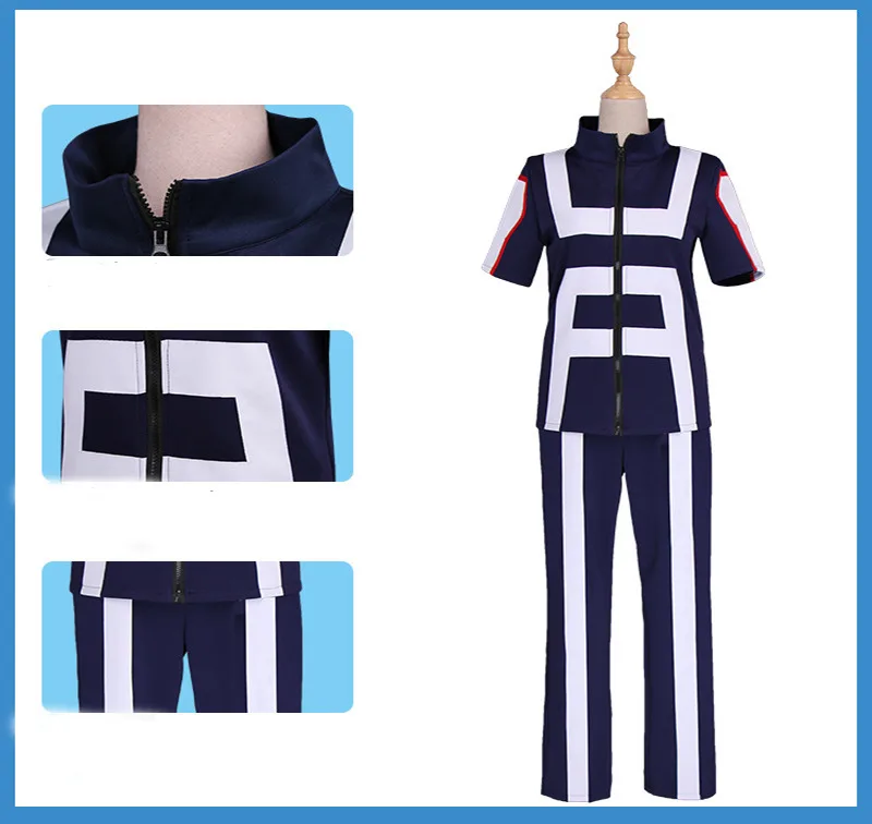 Boku no Hero Academy My Hero Academy карнавальный костюм OCHACO URARAKA мидория изуку Bakugou Midoriya Iida спортивная форма для школьников