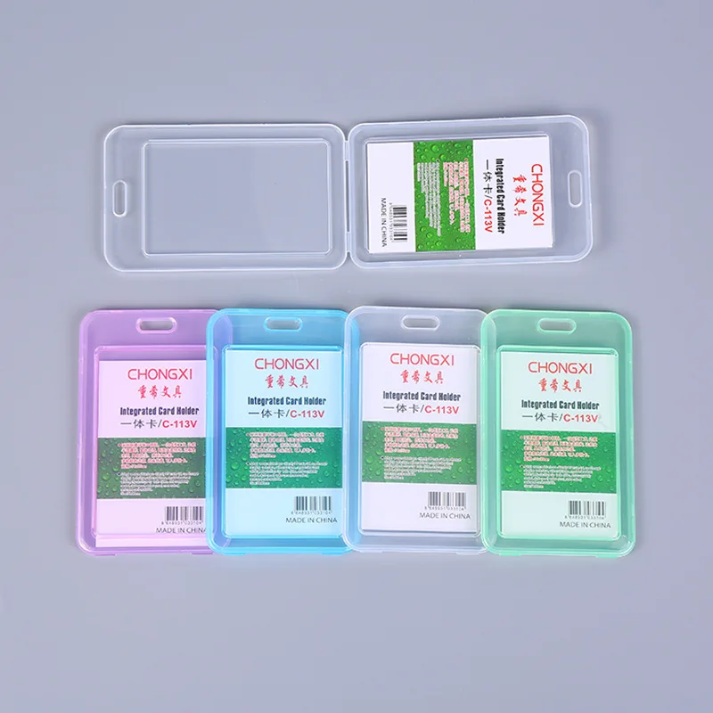 Transparent Wallet Protector Card-Cover Clear Travel Pouch Id-Bank Women PVC Pp Bag