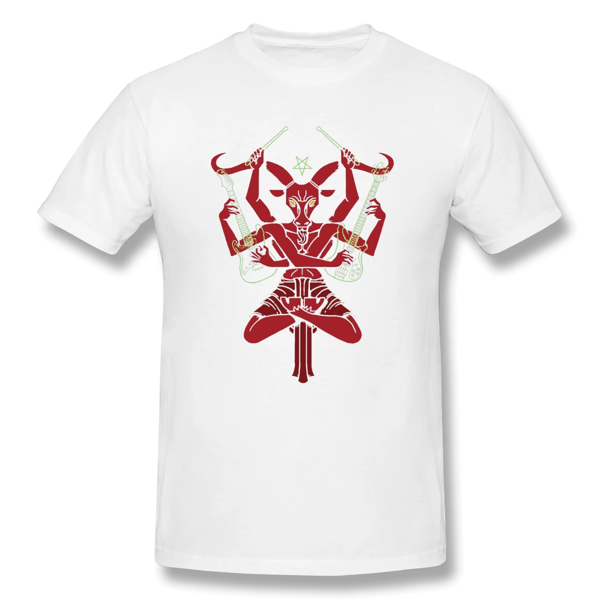 

Men T-Shirts Funny Round Neck Short Sleeve Tops LORD OF METAL Pure Cotton Tees Funny Harajuku tShirt