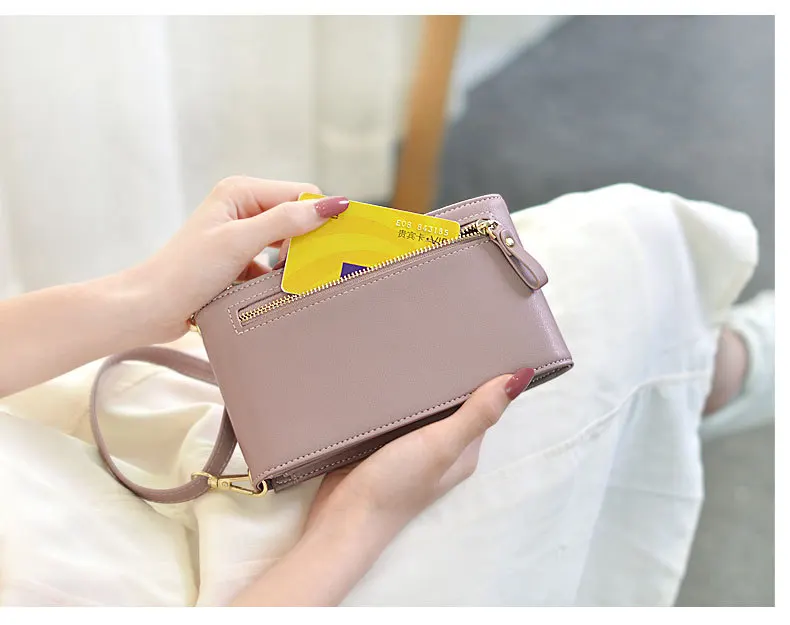 xiaomi leather case glass Mini Crossbody Bags for Women Phone Bag For iPhone 11 pro max 8 For Samsung Small Female Shoulder Handbags wallet For lg stylo 4 xiaomi leather case charging