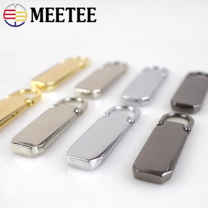 5 шт. Meetee Съемные Металлические молнии Съемник для 5# молнии ползунки на молнии Pull Tab ремонтные комплекты DIY Швейные Сумки Багаж Портной ремесло