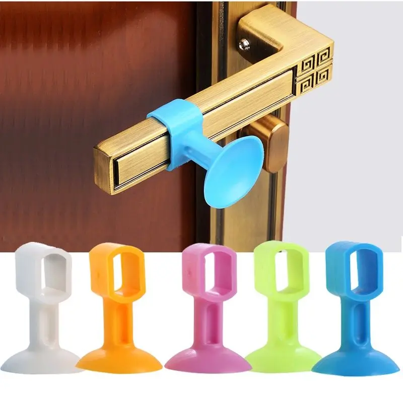 Soft Rubber Pad Protect The Wall Door Stopper Door Fender Anti-Collision House Stopper Cellphone Upholder door stopper