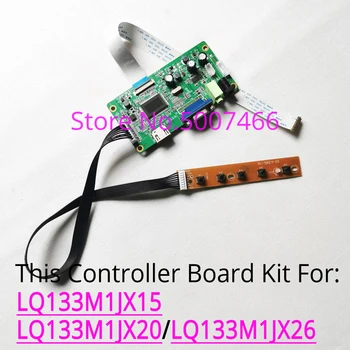 

Fit LQ133M1JX15 LQ133M1JX20 LQ133M1JX26 1920*1080 WLED laptop PC 13.3" LCD panel EDP 30-Pin HDMI+VGA controller drive board kit