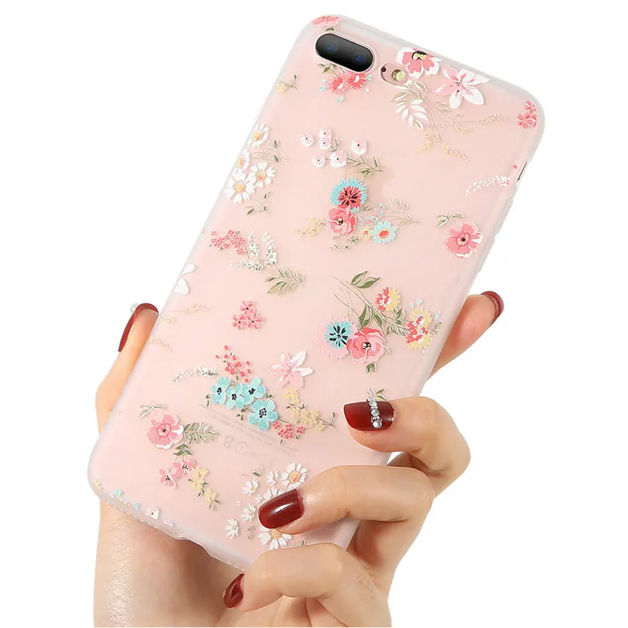 LCHULLE 3D Flower Silicone Case for Samsung Galaxy S20 Ultra S10 S9 S8 Plus Fashion Floral Slim Soft Phone Back Cover Coque Etui LCHULLE 3D Flower Silicone Case for Samsung Galaxy S20 Ultra S10 S9 S8 Plus Fashion Floral Slim Soft Phone Back Cover Coque Etui