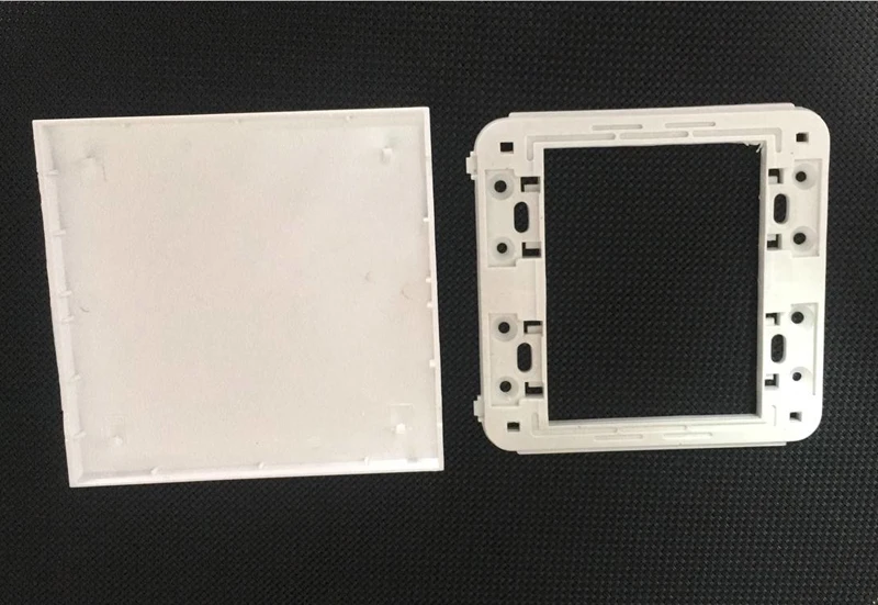 10pcs 120 Type Square Cover Panel Wall Switch Socket Blank Panel Cover Plate White 120*117mm