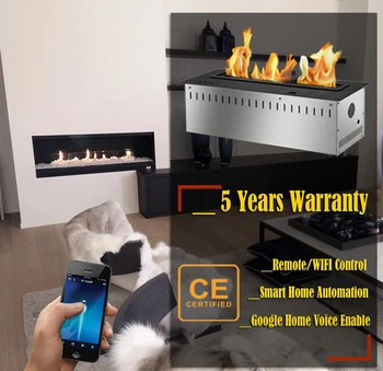 

hot sale 24 inches bio fireplace ethanol burner insert with remote control