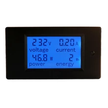 Ac 80~260V 100A Power Meter Accurate Voltmeter Ammeter Kwh Watt Energy Meter Voltage Current Power Monitor Tester
