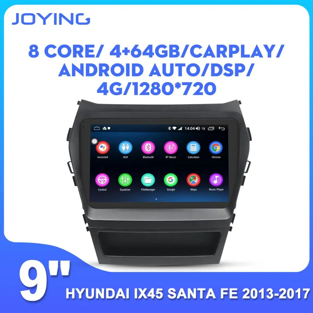 Головное устройство JOYING Android 8 1 9 дюймов IPS 2.5D сенсорный экран стерео DSP быстрая