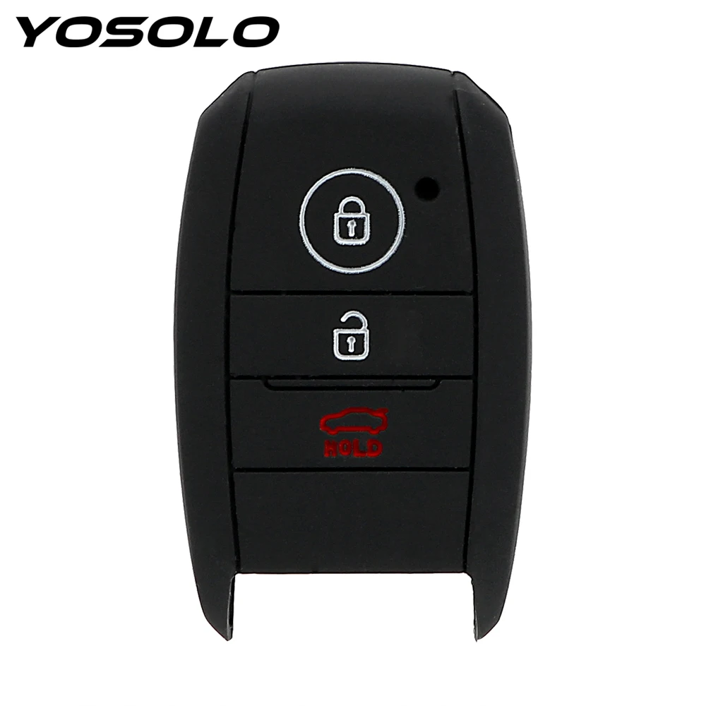 YOSOLO Замена силиконовая ключница Чехол протектор ключа автомобиля чехол Shell для kia