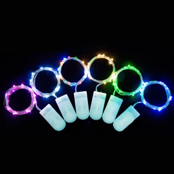 요정 조명 구리 와이어 LED 문자열 조명 크리스마스 화환 실내 침실 홈 결혼식 새해 장식 USB 배터리 구동