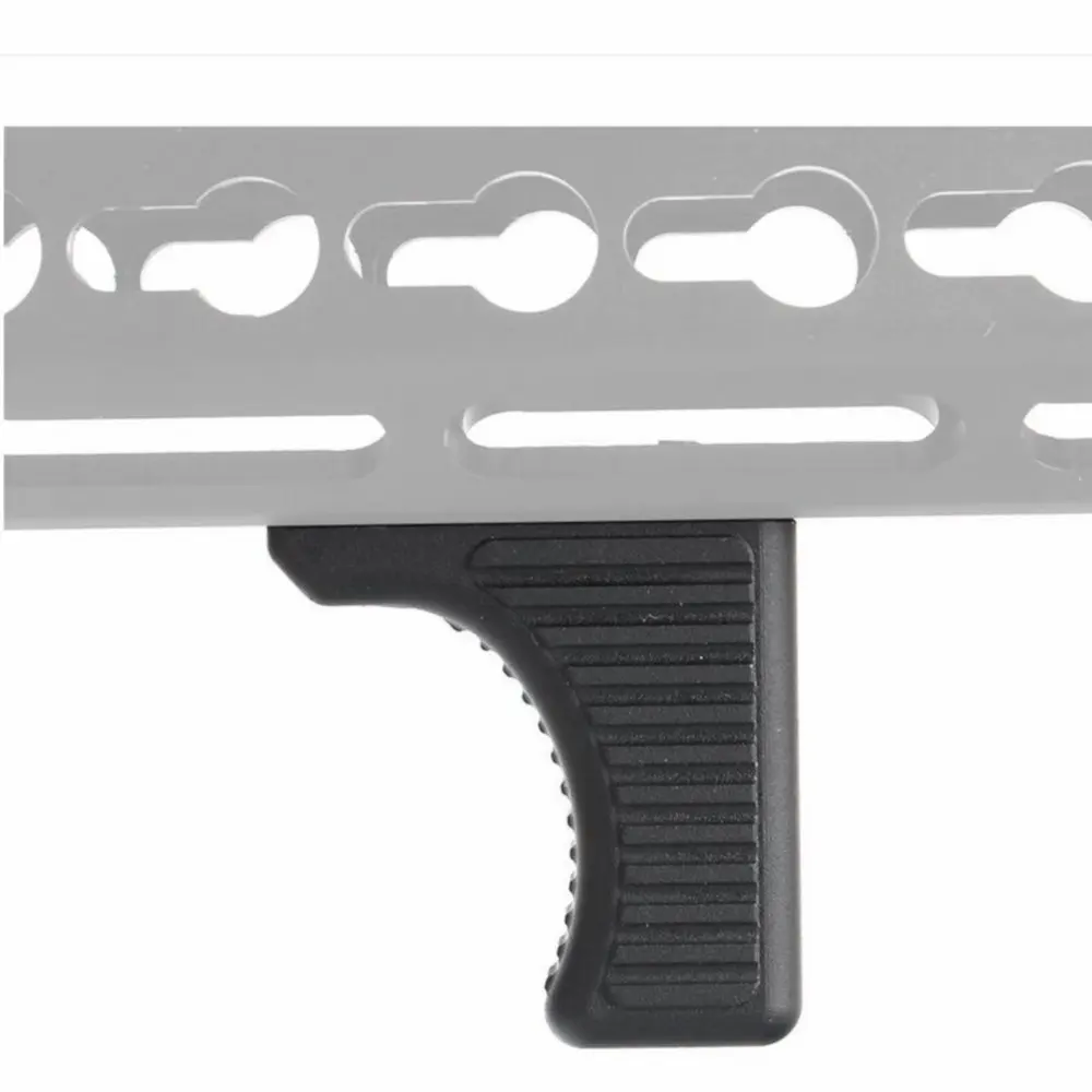 Тактический охотничий Keymod Rail Handguard ручной стоп баррикад отдых стандартный интерфейс алюминиевый черный загар - Цвет: black