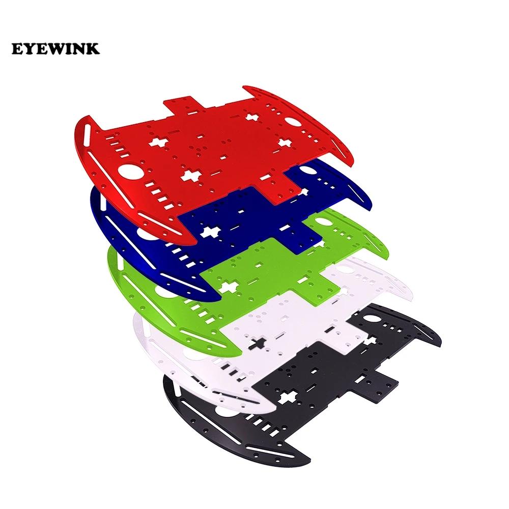 5pcs Smart Robot Car Chassis Kit for 4WD Avoidance Tracking Motor（Available in a variety of colors） | Электронные компоненты