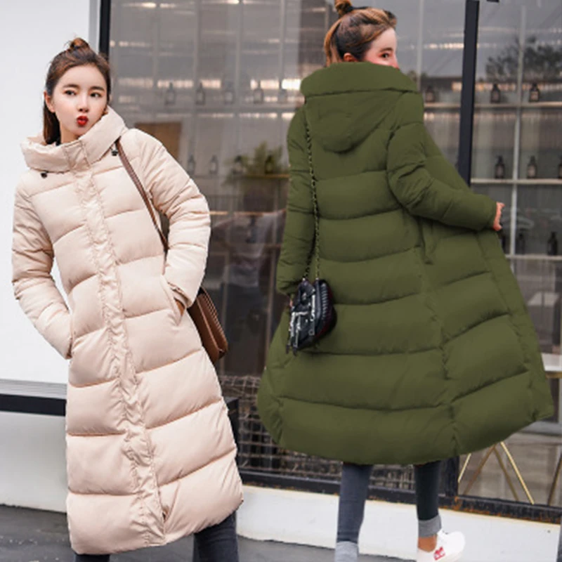 Parka Women Down Jacket Long Sleeve New Coats Women's Clothing Autumn Winter Jacket For Woman Warm Clothing Quilted Coat