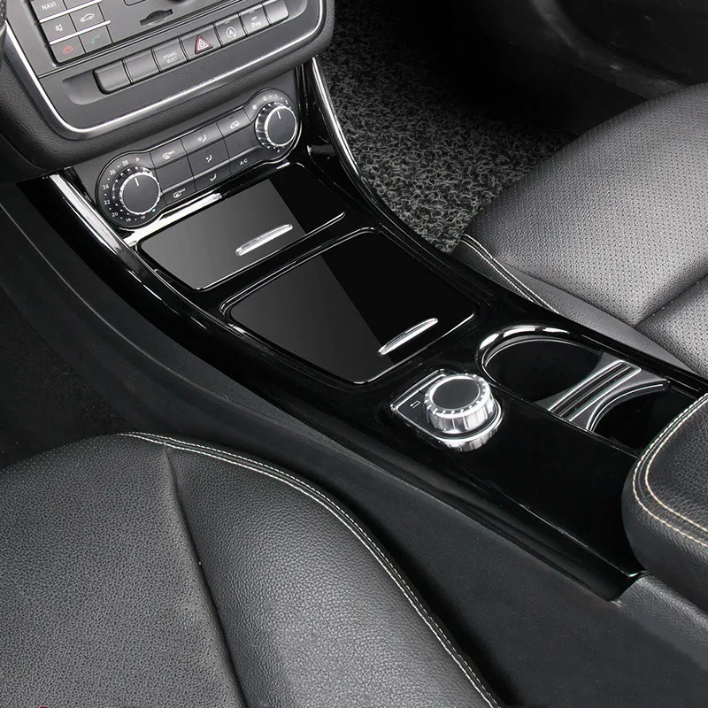 Украшение панели кондиционера автомобиля для Mercedes Benz GLA X156 CLA C117 2013-18 LHD углеродное