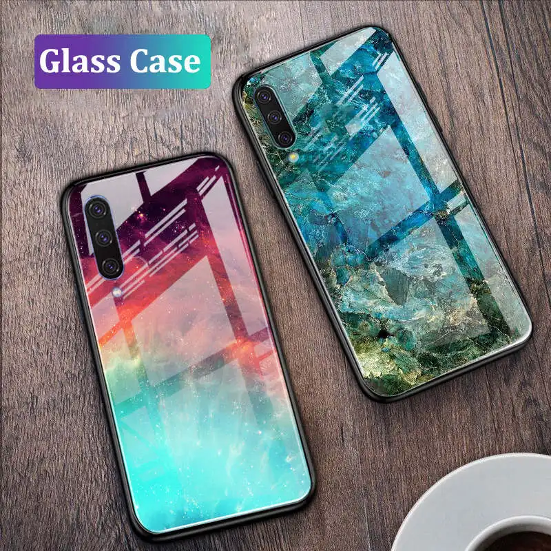 

Tempered Glass Case For Samsung A70 A60 A50 A40 A30 A20 A10 Cover on Galaxy A20E A10E M40 S10 S9 Plus S10E Note10 Pro Case Funda