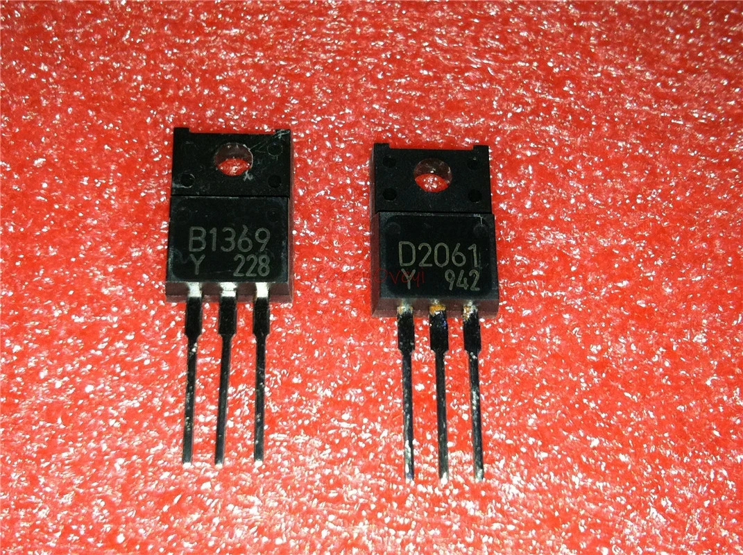 

10pcs/lot 2SB1369 B1369 2SD2061 D2061 TO-220F