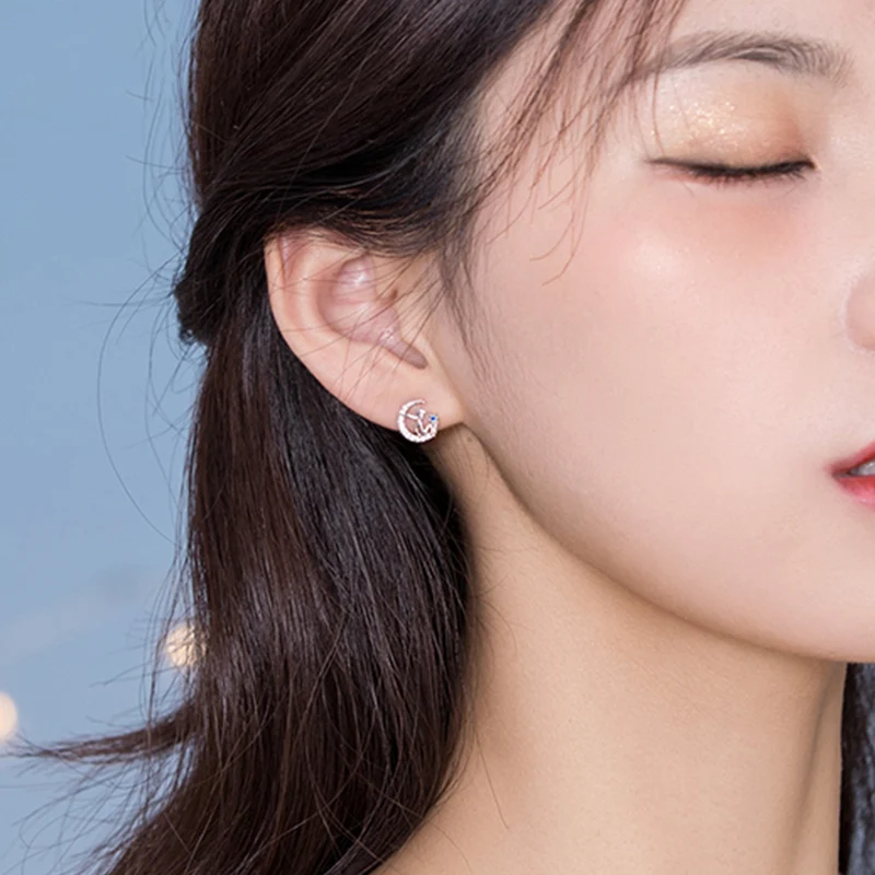 ModaOne звезда луна Маленький принц простой цвет розового золота Женская Роскошная