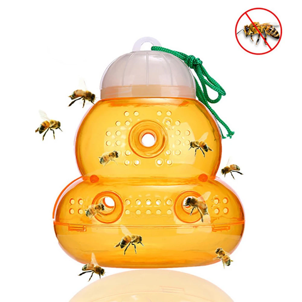 

Portable Wasp Trap Kill Pest Insect Mosquito Killer Fly Trap Reject Hornet Catcher Hanging on Tree Garden Tools Bee Trapper