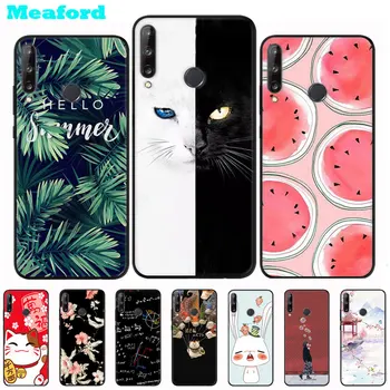 

Silicone Case For Huawei P40 Lite E Cases Black Bumper Soft TPU Back Cover For Huawei P 40 lite E Case P40Lite E Phone Case Capa