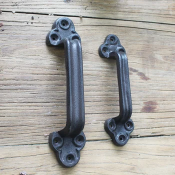 

European Garden Courtyard Cast Iron Craft Door Handles Home Decoration Wall Decoration Door Handle Room Accessories WJ815
