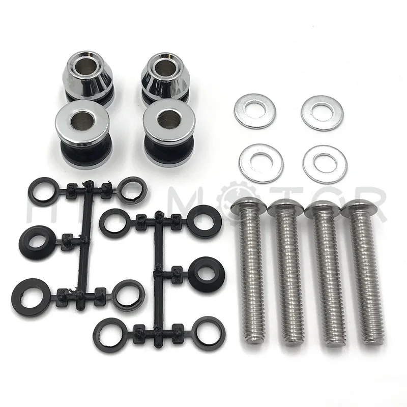 

Aftermarket free shipping motorcycle parts HardDrive Sissy Bar Docking Hardware Kit (Chrome) For 2003-Up Harley davidson Softail