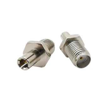 

RF Coaxial Adapter SMA to TS9 Coax Jack Connector SMA Female Jack to TS9 Male Plug Silver with Stainless Steel Material